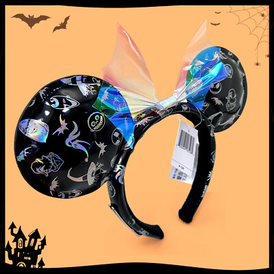 Loungefly Minnie Ears Clear Bow Headband Nightmare Before Christmas Disney2026