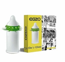EGZO Kondome Cocky Friend Bees Knees Spezialkondom mit Stacheln, Noppen - soft