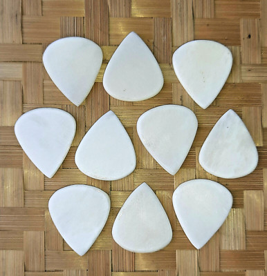 Set of 10 Camel bone Handcrafted guitar picks plectrum for all types of guitars