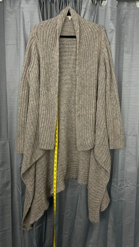 Elisabetta Collezione Cardigan Maglione Donna XL Marrone Mohair Lana Lagenlook Boho - Foto 9 di 16