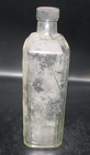 Vintage Dodge Chemical Embossed Glass PermaFlow V-2 Embalming Bottle Paper Label — photo 3