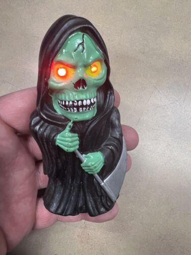 Seltener grimmiger Sensensenmann Halloween Taschenschreier EL Muerte