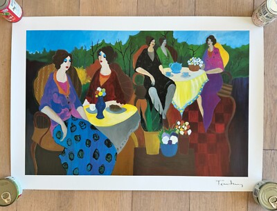 ITZCHAK TARKAY Serigraph MORNING SOCIAL 27 x 18 inches | eBay