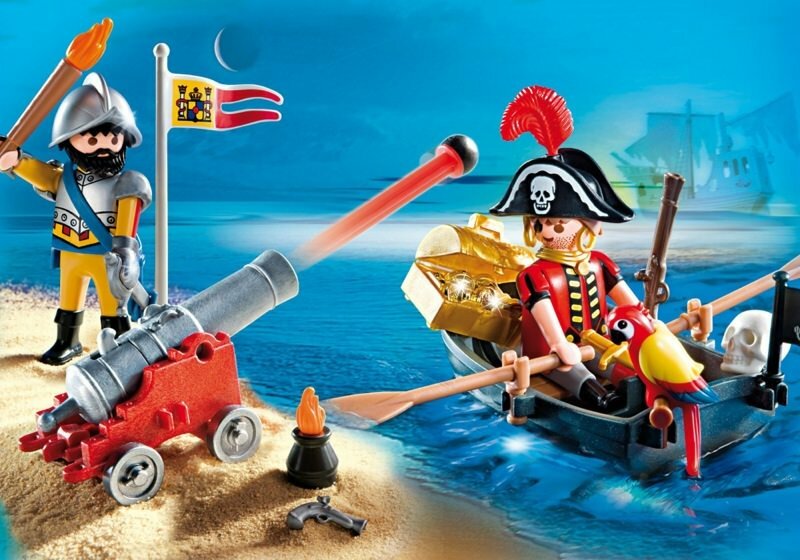 Playmobil 5894 Take Along Transportable Case Pirates Knights