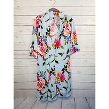 Posh Peanut Floral Robe Small Soft Viscose Bamboo