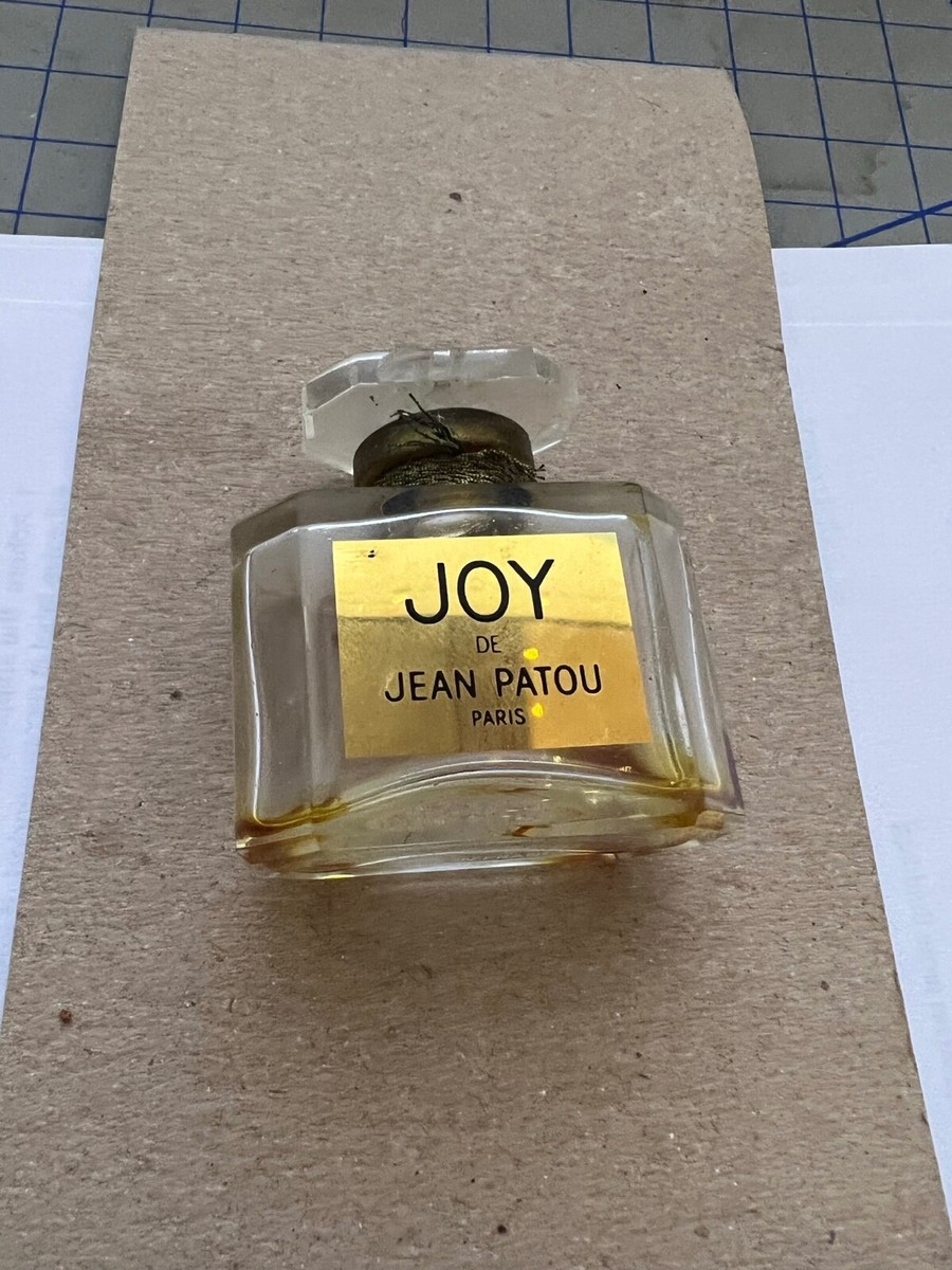 Joy by Jean Patou Bottle 1/2 oz EMPTY Crystal Perfume