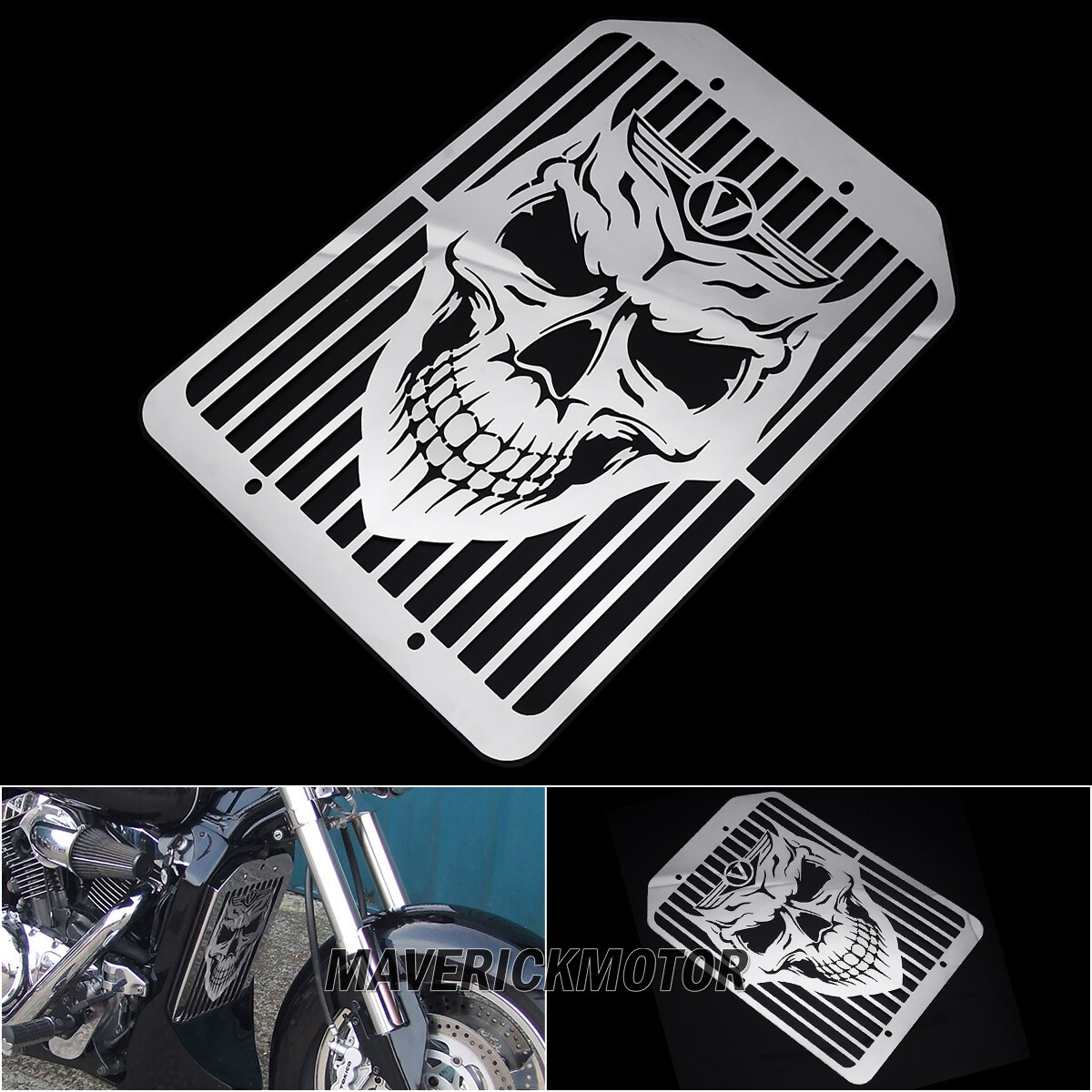 Radiator Cover Water Cooling For Kawasaki VN1500 VN1700 Vulcan VN 1500 / 1700