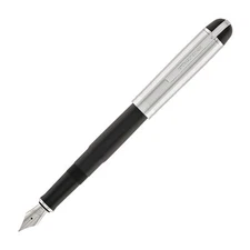 Wahl Eversharp Skyline Fountain Pen in Black Silver Trim - Medium - NEW in Box