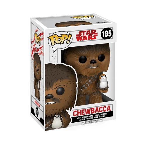 Funko Pop! Vinyl: Star Wars - Chewbacca (w/ Porgs) #195