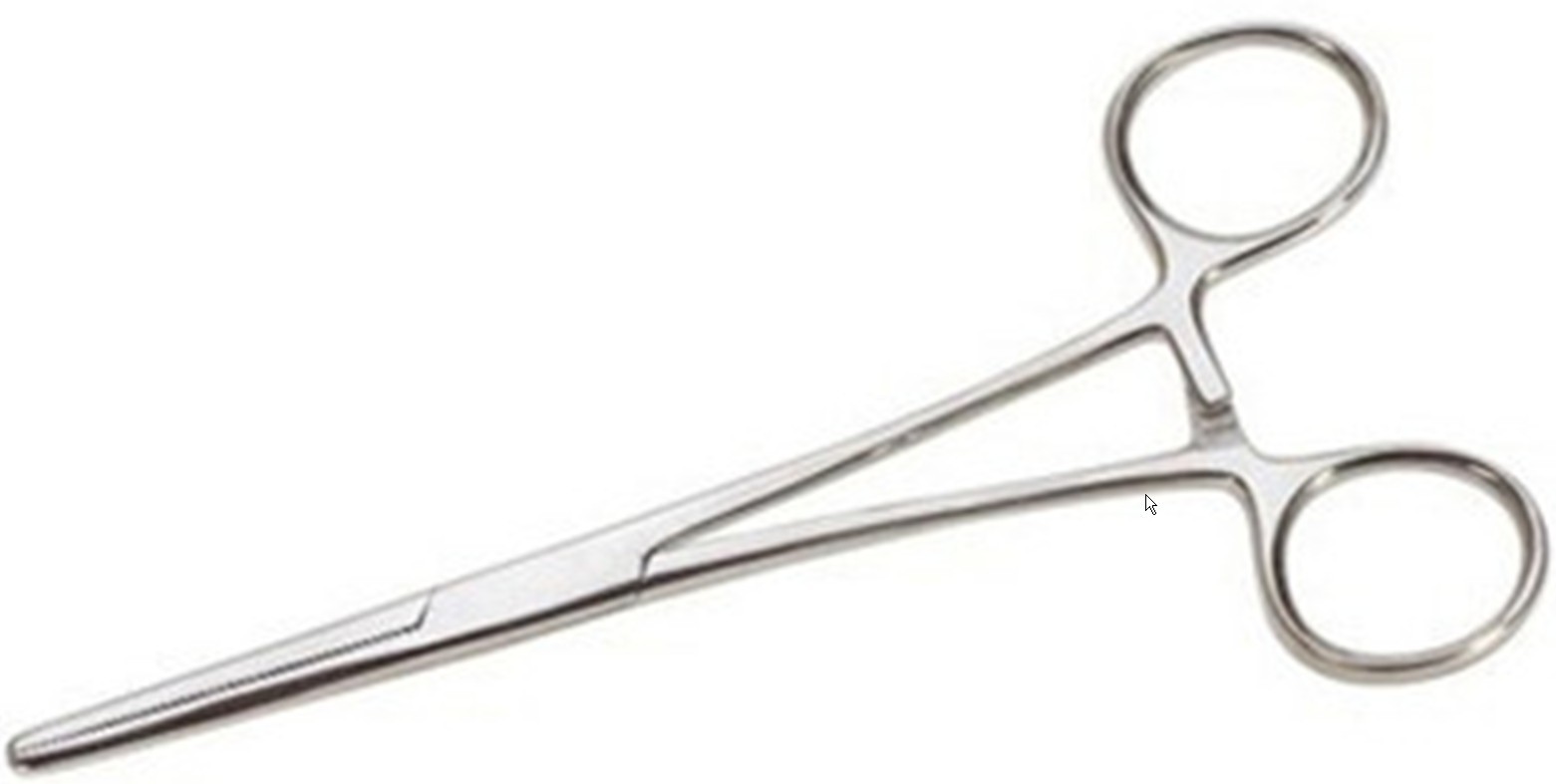 4"" STRAIGHT FORCEPS STAINLESS STEEL HOOK DISGORGER TOOL FOR SEA CARP FLY FISHING