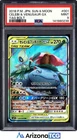 Pokemon 2018 Celebi & Venusaur GX 001/095 Tag Team Tag Bolt Japanese PSA 9