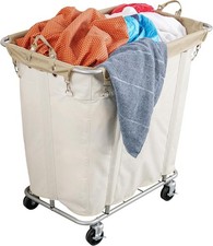 Laundry Cart with Wheels 320L Large Rolling Laundry Cart for Commercial/