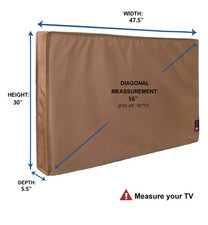 Outdoor TV Cover 46 to 50 inch Weatherproof Protector Large Heavy Duty Thick