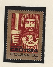 Poland Military Battle of Cedinia Knight stamp 1972 MNH PO