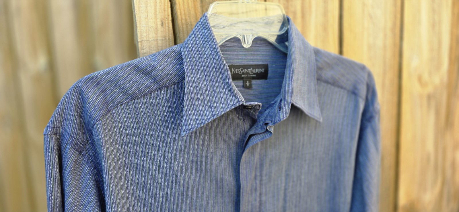 Vintage 90s Yves Saint Laurent YSL pour homme Shi… - image 13