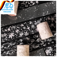 Scrapbook Stickers,3 Rolls Pet Washi Tape Scrapbooking ZubehöR Set,Aesthetic Auf