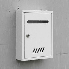 Wall Mounted Mailbox Security Metal Letter Box Large Capacity for Front Door
