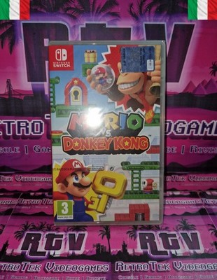     MARIO vs. DONKEY KONG NINTENDO SWITCH PAL ITA BLUE TRIANGLE  *NEW*  