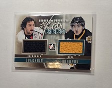 CAMISETA DOBLE OVECHKIN & YAKUPOV #1/50 - GOAL KING VS BUSTO MÁS GRANDE - SERIE #1