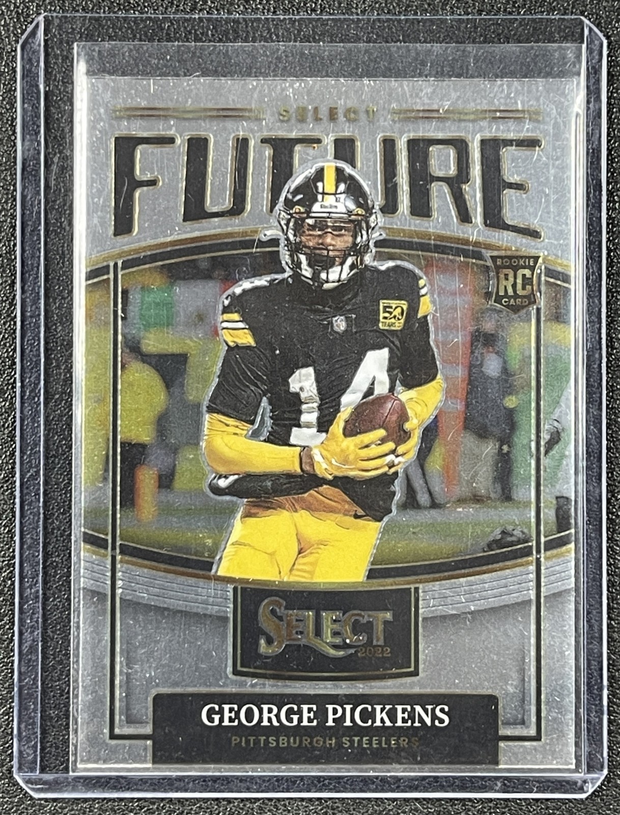 GEORGE PICKENS 2022 PANINI SELECT FOOTBALL #SF-9 ROOKIE FUTURE RC STEELERS
