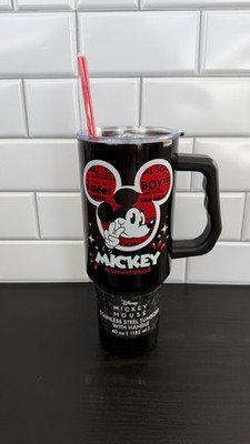 Disney Classic Mickey Mouse ''#currentmood'' 40oz Stainless Steel Tumbler NEW