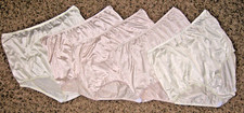 5 Pair Vanity Fair 100 Nylon Brief Panties 15712 Size 10/3XL