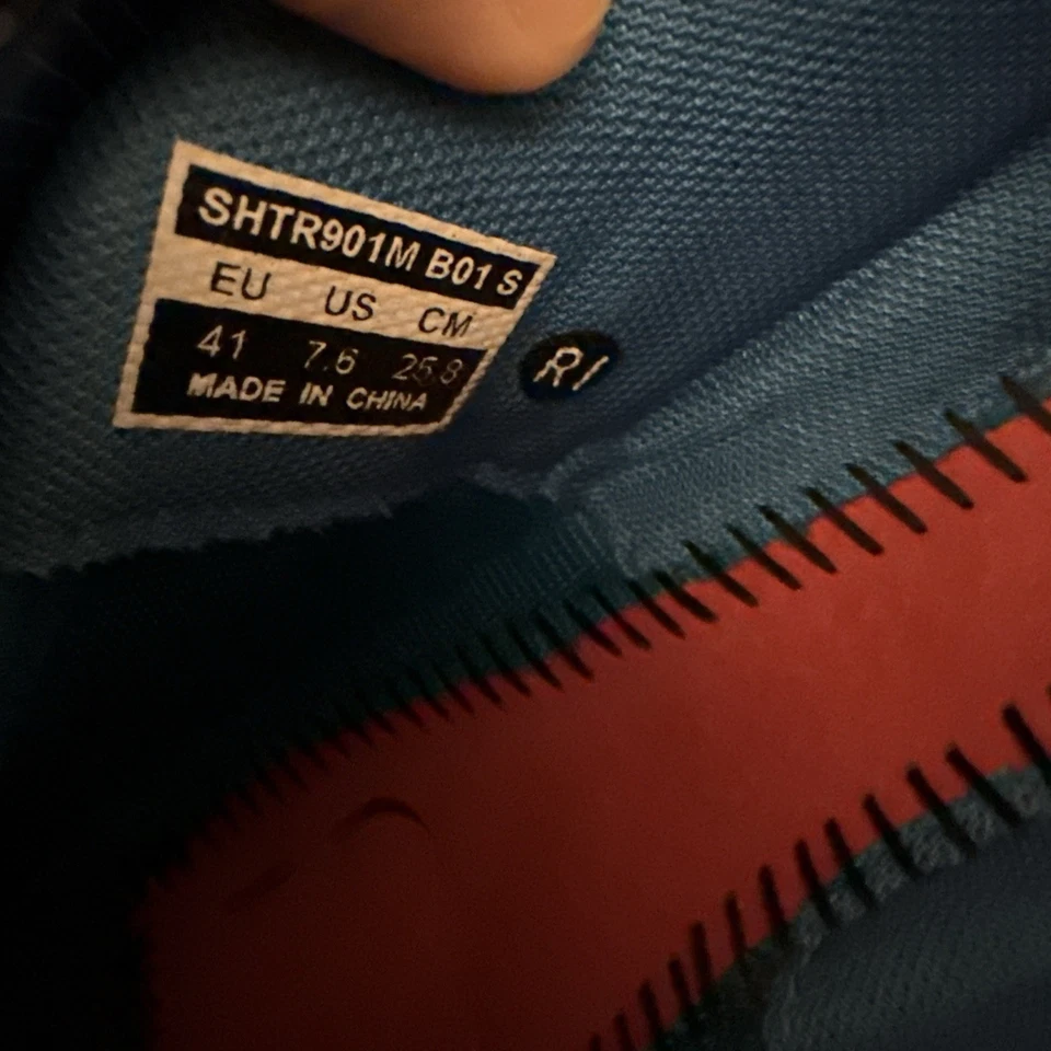 Туфли для триатлона Shimano TR9 SH-TR901 Carbon синие размер 7,5 США мужские - Изображение 4 из 4