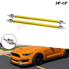 Set Sporty Front Bumper Lip Strut Rod Tie Support Bar For Ford Fusion Explorer