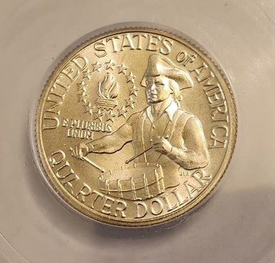 1976-S Bicentennial Silver Washington Quarter ICG-MS68