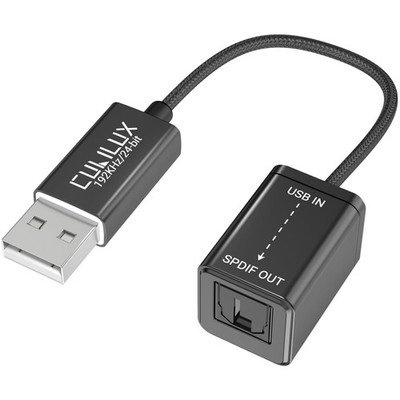 Durable USB A to TOSLINK Audio Converter - Crystal Clear Sound Experience