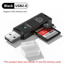 2 in 1 TF SD Card Reader USB 3.0 USB 2.0 Memory Card Adapter Smart Cardreader Co