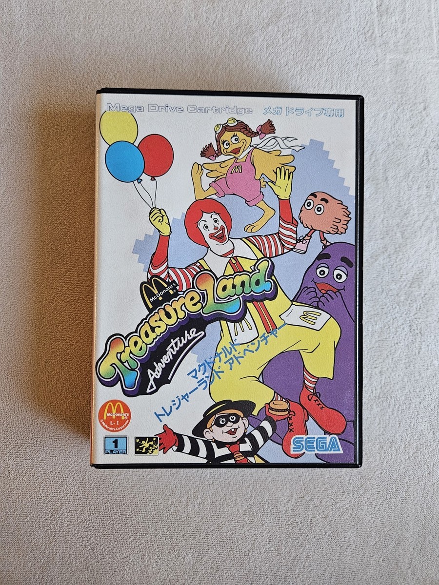MCDONALD'S TREASURE LAND ADVENTURE SEGA MEGA DRIVE JAPAN COMPLETE