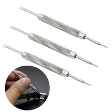 3Pcs Watch Band Spring Bars Strap Link Pins Remover Steel Repair Tool Aluminum