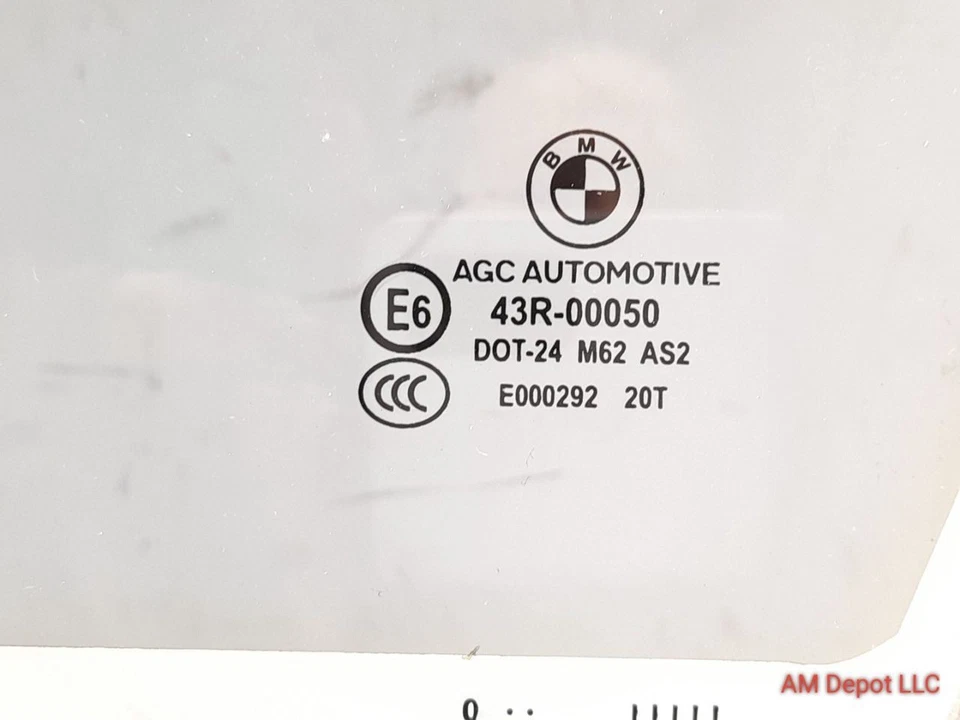 BMW 535i 528i 550i F10 2011 puerta delantera izquierda del conductor ventana de vidrio tintada 7182109 Foto 2 de 3