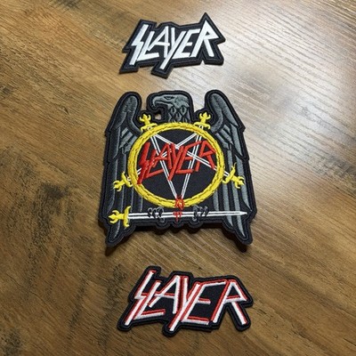 SLAYER PATCHES - Grunge Music Band Rock & Roll Rockstar Battle Jacket (3 Pack)
