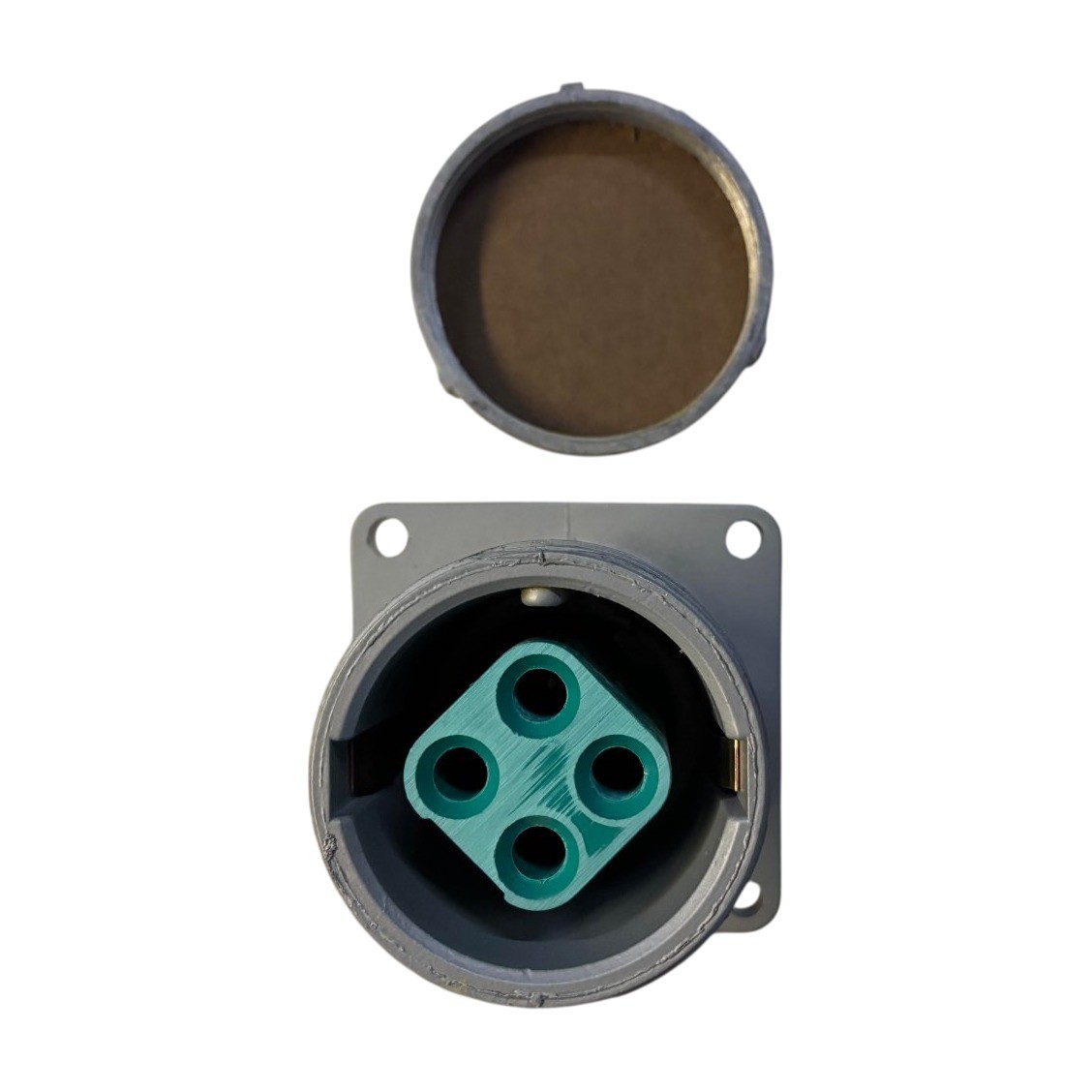 Appleton ACR6044 PowerTite 60A 4W 250V Flanged Receptacle with Cap