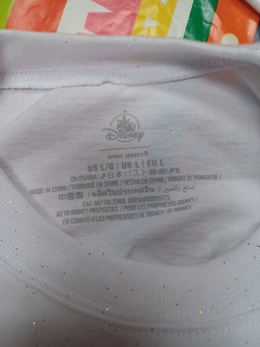 Disney Resort Icons Gold Pixie Dust Spirit Jersey Large - Picture 4 of 4