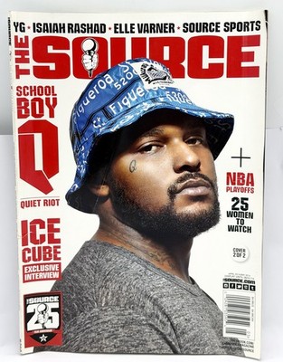 HIP HOP MAGAZINE ''THE SOURCE''- SCHOOL BOY Q  APRIL/MAY 2014 HIP HOP MEMORABILIA