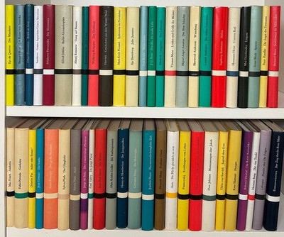 GROSSES KONVOLUT VON 50 BÄNDEN der Reihe Bibliothek Suhrkamp, Suhrkamp Verlag,