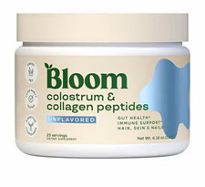 Bloom Colostrum & Collagen Peptides Powder Un...