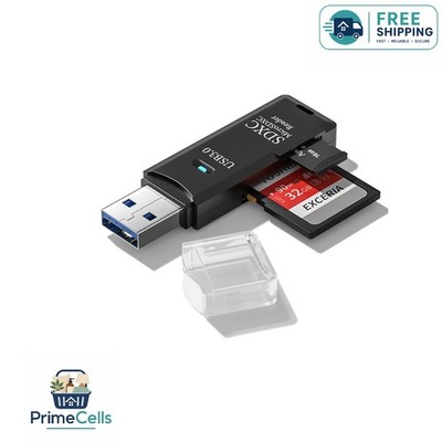 Portable 5Gbps Micro SD Card Reader - Plug and Play USB Adapter for Creatives