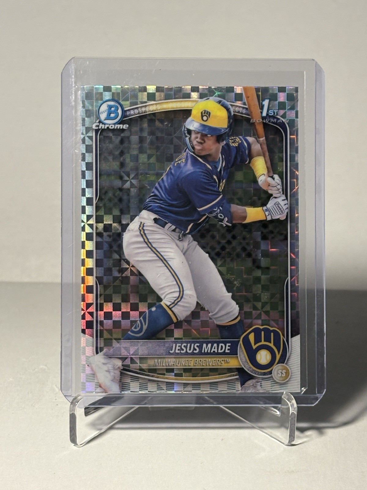 2025 Bowman - Chrome Prospects Jesus Made #BCP-50 X-Fractor (RC)