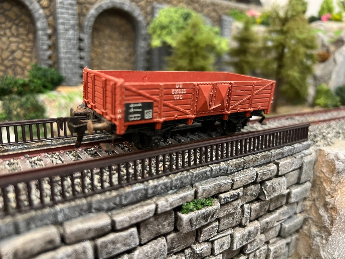 Patine : un wagon plat à ranchers - Le train de Manu
