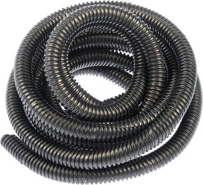 3/8 Inch x 10 Foot Black Flexible Split Wire Loom Conduit Universal Fit