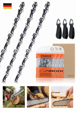 SAVIOR 3 X 15 Cm Sägekette Kompatibel Mit Bosch Easychain 18V-15-7, Ersatzkette 