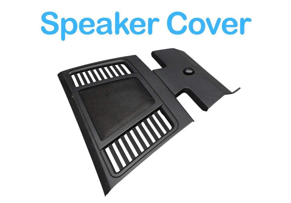 10-16 Porsche Panamera 970 Salpicadero Altavoz Cubierta Parrilla Negro OEM Foto 3 de 4