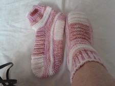 Handgestrickte Socken