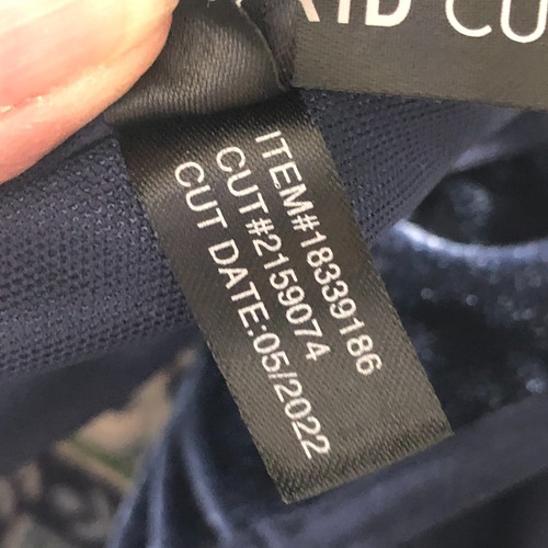 Torrid Curve Bra Womens size 4X Blue Velour Velvet Lined Bralette Wireless NEW - Picture 10 of 10