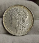 1890 US Morgan Silver Dollar $1 XF (Cleaned, Retoned)