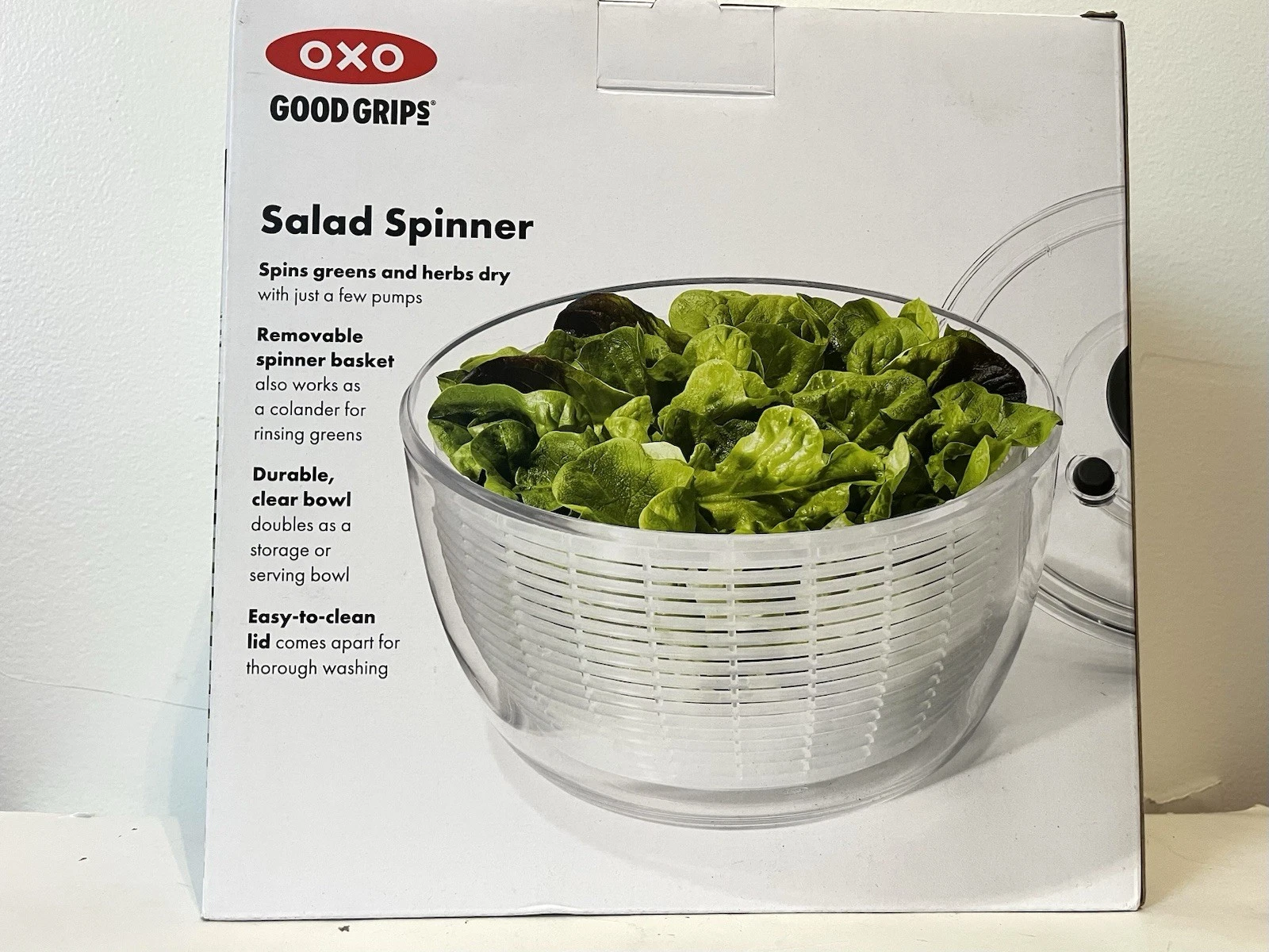 OXO Good Grips Salad Spinner.